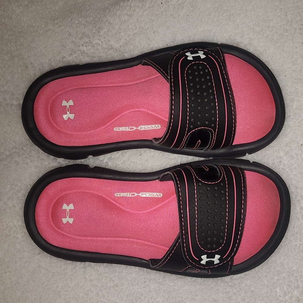 Girls under armour slides